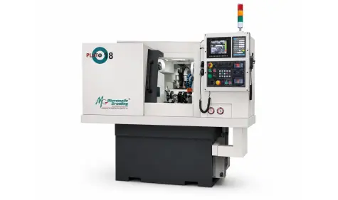 Kompaktowa szlifierka CNC do wałków Pluto 18 Micromatic do szlifowania małych precyzyjnych detali