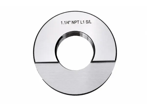 Sprawdzian pierścieniowy do gwintu 1 1/4″ NPT L1 S/L