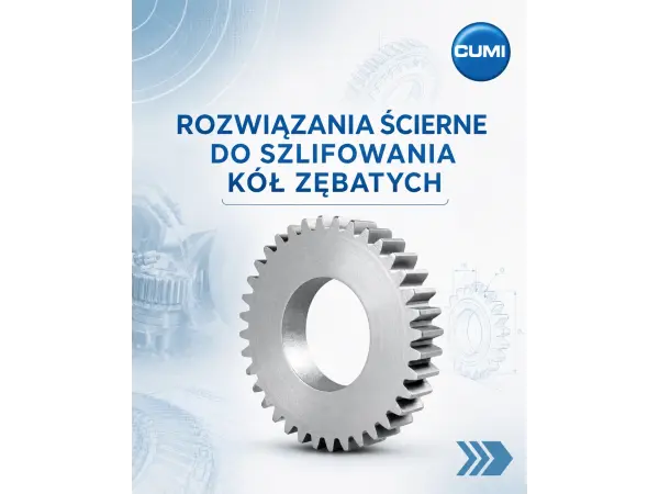 Rozwiązania ścierne CUMI do szlifowania kół zębatych