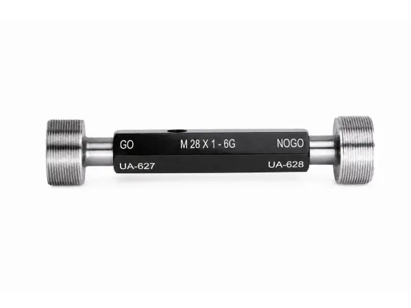 Sprawdzian trzpieniowy GO/NOGO do gwintu metrycznego M28 × 1–6G